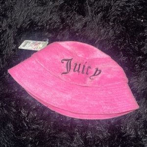 Real Juicy Couture Hot Pink Bucket Hat 💓
